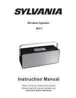 Предварительный просмотр 1 страницы Sylvania SP672 Instruction Manual