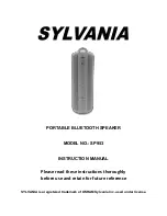 Preview for 1 page of Sylvania SP953 Instruction Manual