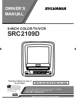 Preview for 1 page of Sylvania SRC2109D Owner'S Manual