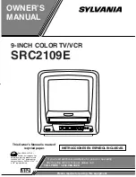 Sylvania SRC2109E Owner'S Manual preview