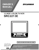 Sylvania SRC2213E Owner'S Manual preview