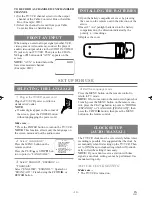 Preview for 10 page of Sylvania SRC2213E Owner'S Manual