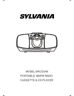 Sylvania SRCD348 Owner'S Manual preview