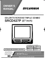 Preview for 1 page of Sylvania SRCD427P Owner'S Manual