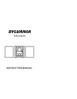 Предварительный просмотр 1 страницы Sylvania SRCD629 User Manual