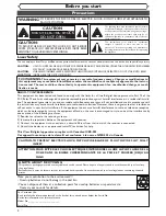 Preview for 2 page of Sylvania SRDV495 Owner'S Manual