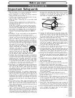 Preview for 3 page of Sylvania SRDV495 Owner'S Manual