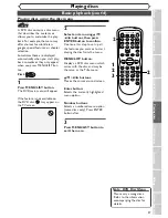 Preview for 37 page of Sylvania SRDV495 Owner'S Manual