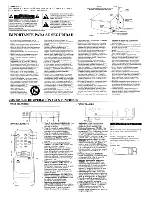 Предварительный просмотр 6 страницы Sylvania SRT2019 Owner'S Manual