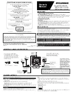 Sylvania SRT2113A Owner'S Manual preview