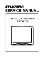 Предварительный просмотр 1 страницы Sylvania SRT2227S Service Manual