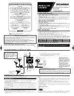 Предварительный просмотр 5 страницы Sylvania SRT2227X Owner'S Manual