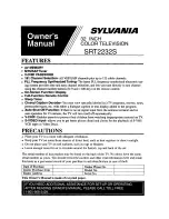 Sylvania SRT2232S Owner'S Manual предпросмотр