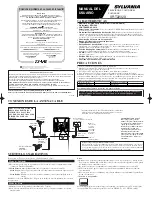 Предварительный просмотр 5 страницы Sylvania SRT2232X Owner'S Manual