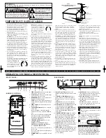 Предварительный просмотр 2 страницы Sylvania SRT2313, SRT2319 Owner'S Manual