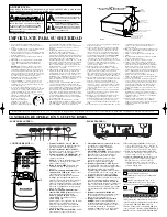 Предварительный просмотр 6 страницы Sylvania SRT2313, SRT2319 Owner'S Manual