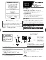 Sylvania SRT2323 Owner'S Manual preview