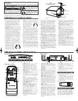 Предварительный просмотр 2 страницы Sylvania SRT2323 Owner'S Manual