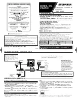 Предварительный просмотр 5 страницы Sylvania SRT2323 Owner'S Manual