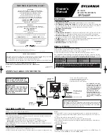 Sylvania SRT2420P Owner'S Manual предпросмотр