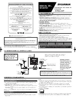 Предварительный просмотр 5 страницы Sylvania SRT2420P Owner'S Manual