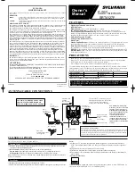 Предварительный просмотр 1 страницы Sylvania SRT4127F Owner'S Manual