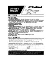 Sylvania SRT4127P Owner'S Manual предпросмотр