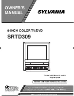 Sylvania SRTD309 Owner'S Manual preview