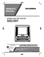 Preview for 1 page of Sylvania SSC091 Owner'S Manual