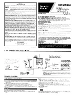 Preview for 1 page of Sylvania SST413 Owner'S Manual