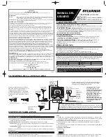 Предварительный просмотр 5 страницы Sylvania SST4131, SST4191 Owner'S Manual