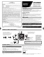 Sylvania SST4132, SST4192 Owner'S Manual предпросмотр