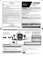 Sylvania SST4193S Owner'S Manual предпросмотр