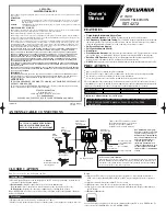 Sylvania SST4272 Owner'S Manual предпросмотр