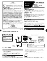 Sylvania SST4274 Owner'S Manual предпросмотр