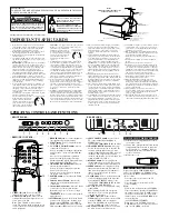 Предварительный просмотр 2 страницы Sylvania SST4274S Owner'S Manual