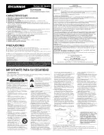 Preview for 5 page of Sylvania SST4324A Owner'S Manual