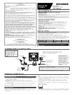 Preview for 5 page of Sylvania SST4324S Owner'S Manual