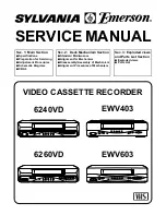 Preview for 3 page of Sylvania SSV6003 Service Manual