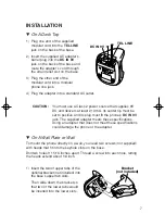 Предварительный просмотр 12 страницы Sylvania ST88245 Owner'S Manual