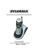 Sylvania STC595 Owner'S Manual preview