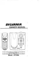 Preview for 1 page of Sylvania STC994 Owner'S Manual