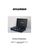 Предварительный просмотр 1 страницы Sylvania stt102usb Instruction Manual