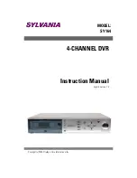 Sylvania SY164 Instruction Manual preview