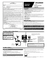 Sylvania Sylvania 6427FE Owner'S Manual preview