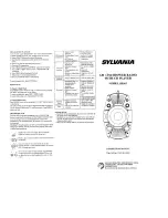 Preview for 1 page of Sylvania SYLVANIA SRS63 Instruction Manual