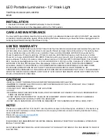 Preview for 2 page of Sylvania TBKT500L/5120840/120PL/WH/PID Manual