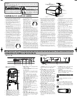 Предварительный просмотр 2 страницы Sylvania TVK131, TVK191 Owner'S Manual