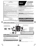 Sylvania TVK131A, TVK191A Owner'S Manual preview