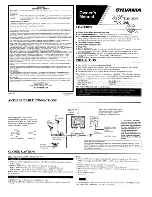 Sylvania TVK139K Owner'S Manual preview